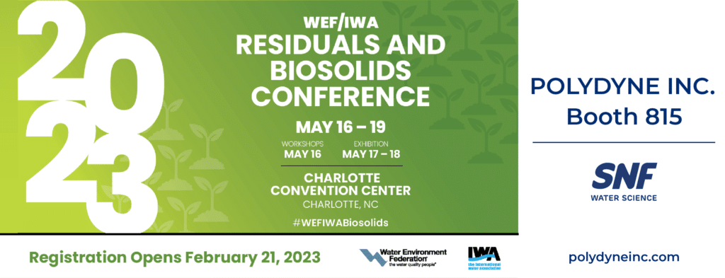 2023 Residuals & Biosolids Conference info graphic