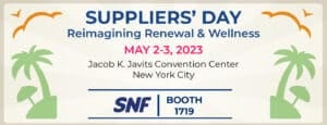 NYSCC Suppliers' Day show info. SNF BOOTH 1719